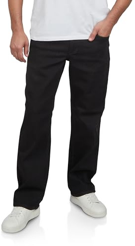 MUSTANG Herrjeans Big Sur Regular Fit jeansbyxor denim stretch bomull svart blå denim svart denim blå w30-w40, Denim svart (4000-940), 32W x 32L