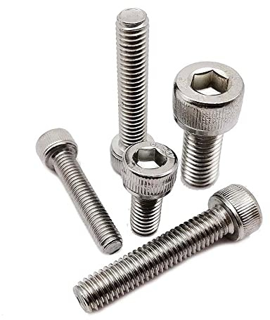M1.6 50pcs,20mm,A2-70 304 Edelstahl Allen Sechseck Sechskantbuchse Kopfschraube Bolzen