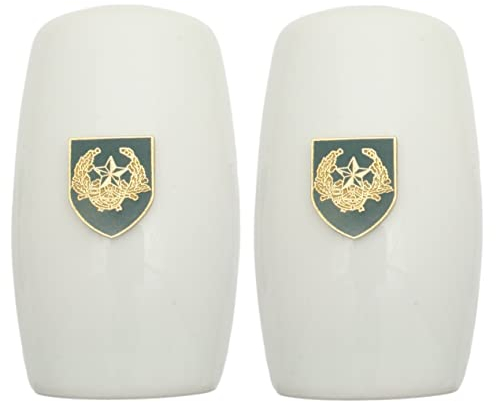 Cameronians China Salt and Pepper Shakers Cruet Set Modern White CSP ME25