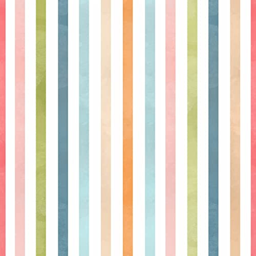 decomonkey Fototapete selbstklebend Tapetenrolle 10 m, Abstrakt, Bunt, Rot | Farbige, Streifen, Blau, Aquarell, Gelb, Tapete, Vliestapete, Deko Panel, Modern, Design, Wanddeko, Wohnzimmer, Schlafzimmer