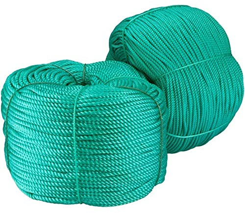 MOMOJIA Nylon Twisted Twine, 1MM-12MM Diameter Polyethylene Rope Nylon Weave Twisted Twine High-strength Garden Bundling Plant Netting Home Improvement Craft (Color : 4mm 50m)