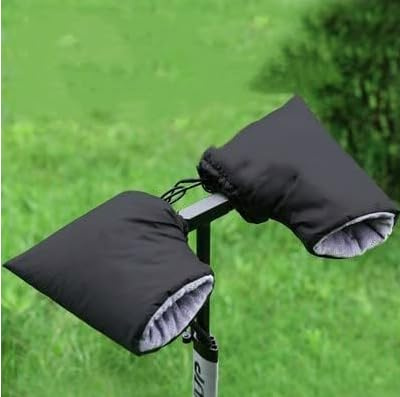 SIQITECH Lenkerhandschuhe Winter Universal Motorradhandschuhe Wasserdicht Lenkerstulpen Verdickt Motorradlenker Plüschfutter Warm Handwärmer mit Reflektierenden Lenkermuffen Roller Fahrrad Scooter