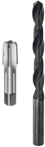QUARKZMAN Gewindebohrer Set 1/4-18 NPT Gewindeschneidwerkzeug | Gewindeschneider- und Bohrer set