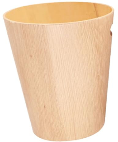 PRETYZOOM Mülleimer minimalistischer schreibtisch Abfallkorb aus Bambus Wäschekorb Wäschekörbe Tisch Papierkorb kleiner Papierkorb Japanischer Stil Container Schminktisch