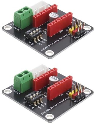 VGOL 2 Stück 3D-Drucker Schrittmotor-Antriebsplatine 42 Schrittmotor-Erweiterungsplatine 3D-Drucker-Steuerschildmodul Kompatibel mit A4988 DRV8825