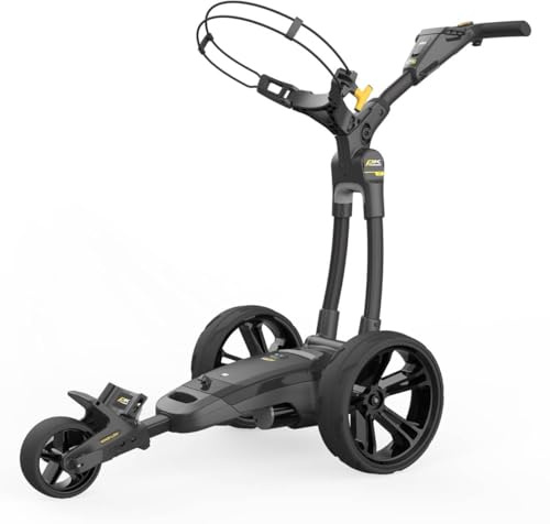 PowaKaddy 2026 CT6 Black Ultra Compact Widescreen Golf Trolley