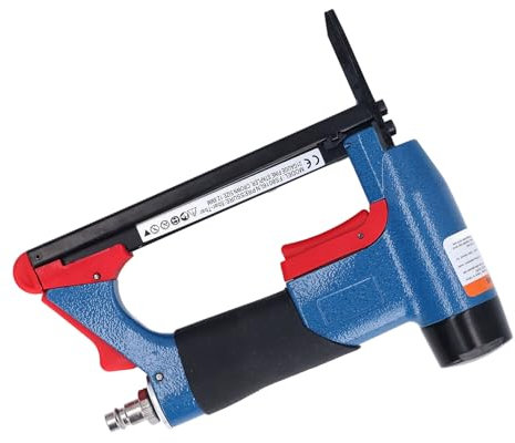 FS8016LN Pistola Grapadora Neumática Profesional Calibre 21 1/4 a 5/8 pulg. Grapadora de Tapicería Accionada por Aire de 140 Grapas Capacidad de Carga para Decoración de