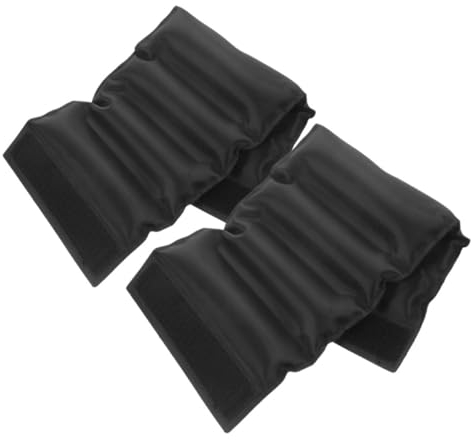 Amosfun 2pcs Wine Bottle Cooler Sleeve Black Gel Ice Packs Reusable Insulated Cooler Pack for Home and Outdoor Use