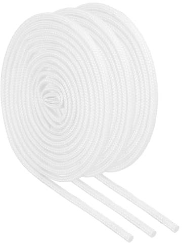 QUARKZMAN 3pz Guaina Antincendio Treccia per Isolamento Filo, 3.28ft-2mm ID Bianco, Guaina Fibre Vetro Rivestita Silicone Alta Temperatura per Linee Tubo Automobilistiche Cablaggio Elettrico