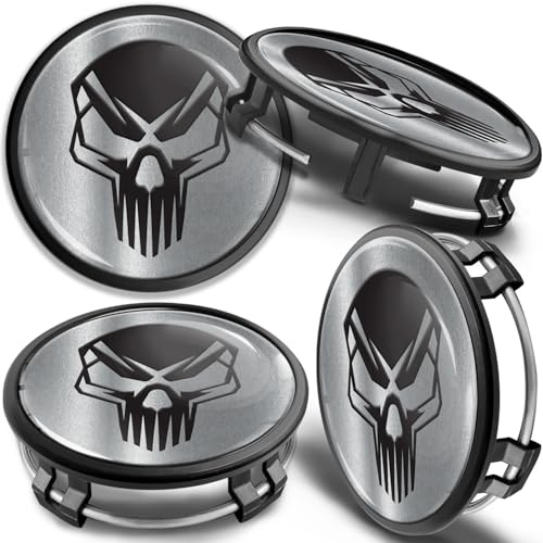 SkinoEu Nabendeckel 75mm kompatibel mit Mercedes 4er Set Nabenkappen cm 41