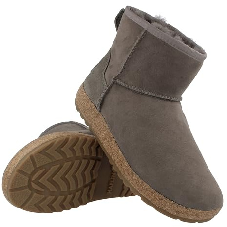 HAFLINGER Lammfell Leder Boots Aino Elsa Outdoor Stiefel unisex