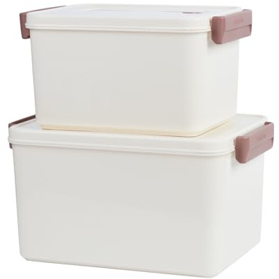 Toolzia Contenitore multiuso ermetico, 6 L + 10 L