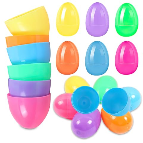 24 Pcs Easter Eggs, Fillable Easter Eggs, Colourful Fillable Gift Surprise
