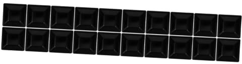 Angoily 20 Sets Strong Sturdy Plastic Fence Post Caps Post Covers for Railing Guardrail Protector Easy Install