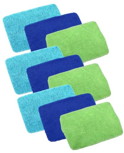 Alipis Car Window Cleaning Tools 9pcs Window Cleaning Kit Microfiber Cloths Windscreen Wipers Easy to Use Suitable for Vehicles