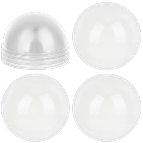 HiyyFloy Cúpulas Shaker 20 Piezas Cubiertas Redondas para Coctelera para Hacer Tarjetas Shaker Scrapbooking Plástico Transparente Cubiertas para Coctelera Cúpulas Coctelera Dimensionales