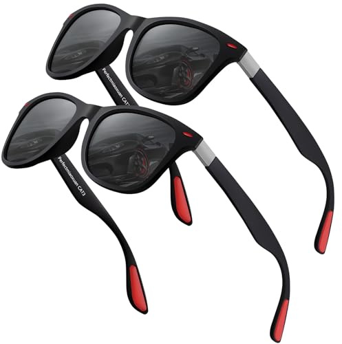 Polarised Sunglasses Mens Women UV400 Protection Classic Cycling Eyewear