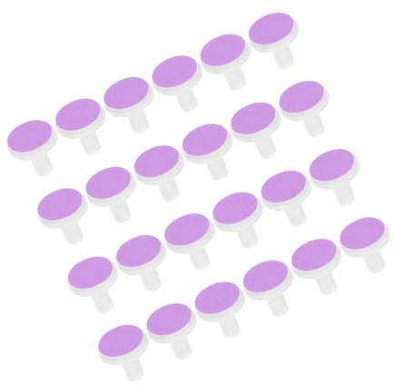 UKCOCO Lime à Ongle Bébé Électrique Embouts de Rechange Universels 24 Pièces en Papier de Verre et Plastique pour Garçon et Filles de 6 à 12 Mois Compatible Coupe-Ongles Électrique
