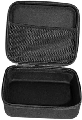 Ronyme Étui Rigide pour Jumelles en EVA Antichoc, Housse de Transport Multifonction avec Poignée, Mallette Protection pour Jumelles, Câbles, Appareils Numériques d'Extérieur, 23x19x7 cm, Noir