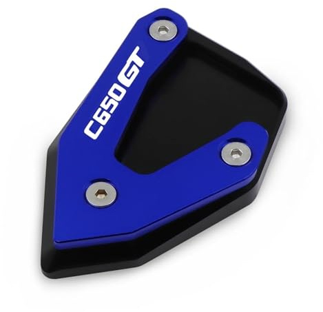 ExtensióN Caballete Almohadilla De Extensión para Pata Cabra Motocicleta, Placa para Caballete Lateral para C600 Sport, C650GT, C 650 GT (2012-2023)