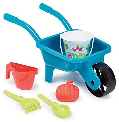 Ecoiffier Toys 4560 – Carretilla jardín tapizada – Juego al Aire Libre para niños – a Partir de 18 Meses – Origen Francia
