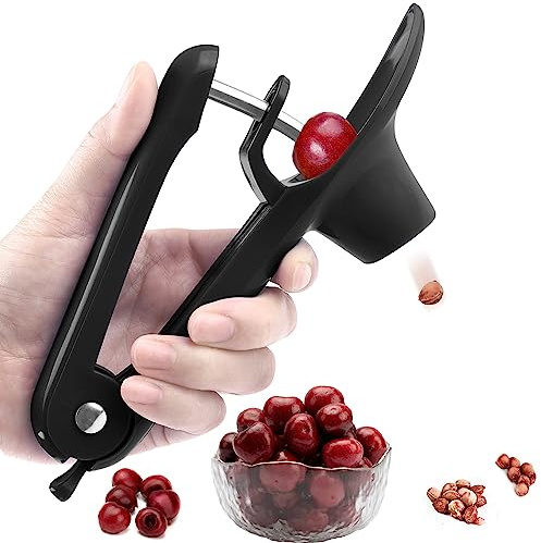 Cherry Pitter - Makmzoon Cherry Seed Remover Cherry Pitter Tool -Black