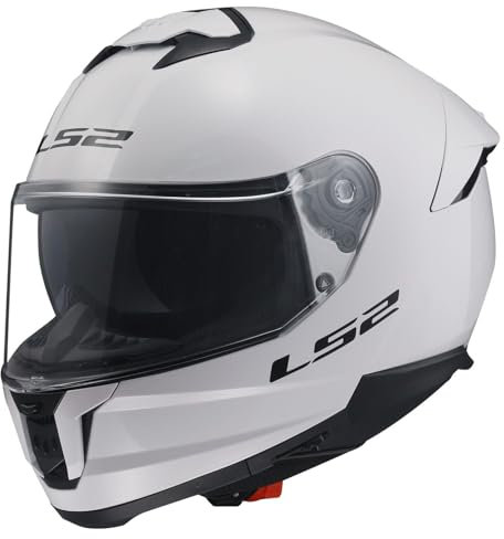 LS2, Casco integral moto STREAM II gloss white, XXL