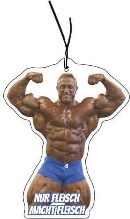 Markus Rühl – solo carne rende la carne, l'albero profumato per auto, divertente, profumatore per auto, deodorante per auto, auto