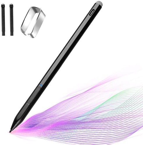 TECHGEAR Stylet pour Microsoft Surface, fonctionne avec Surface Pro X/9/8/7/6/5/4/3, Surface Book 3/2/1, Surface Go 4/3/2/1, Surface Laptop 4/3/ 2 [Magnétique [Sensibilité à la pression rechargeable e