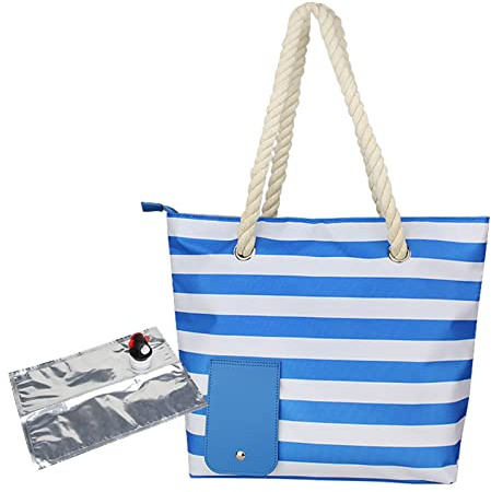 Fransande Weintasche Wein Tasche Mit Zapfhahn, Getränkespender Tote Mit Versteckte Isolierte Fach Tote Tragetasche Für 2 Flaschen, Für Strand, Reisen, Picknick, Camping, Geschenk Für Weinliebhaber