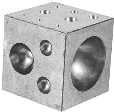 TEHAUX Metal Schmuck Verarbeitungswerkzeug Multifunktionales Dapping Block Für Gold Und Design Tragbar Und Langlebig Für Schmuckherstellung