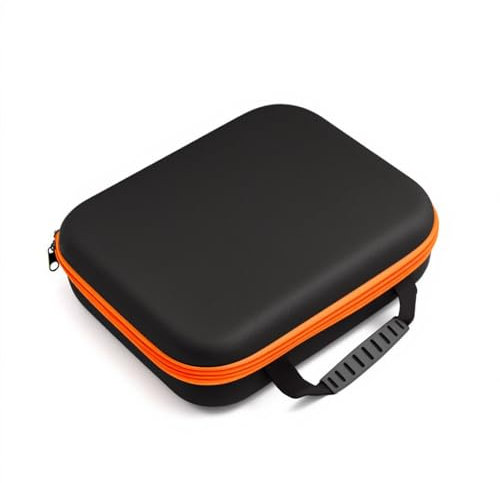 Defresit Hard Storage Tool Bag Case, Storage Case for Electric Drill, EVA Travel Tool Case,EVA Hard Shell Waterproof Storage Case for Electric Drills, Screws 27 * 22 * 7 CM(Orange)