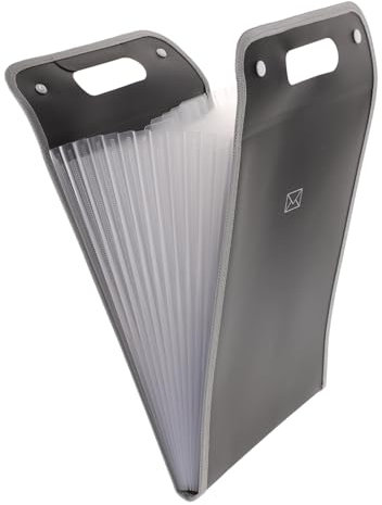 COHEALI 1stk Clips Zeitplanbuch Papierordner Clips Rechnung Papier-organizer-ordner Farbige Ordner Präsentationsmappe Retro-rechnungsclips Bunte Rechnungsclips Taschenordner Black