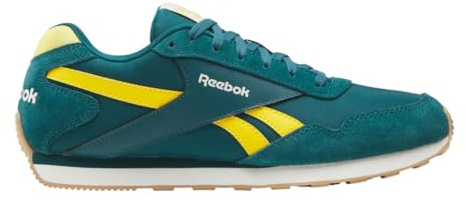 Reebok Zapatillas Glide Low para Mujer, Retro, Azul Azulado, Dorado y Tiza, Talla 38 EU, Chalk Retro Teal Golden Haze, 38 EU