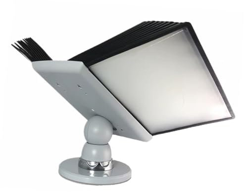 Verstellbarer Schreibtisch-Organizer mit 10 leicht zu ladenden Paneelen, Wand-Referenzsystem für Büro/Zuhause, Display und Aufbewahrung, A4-Dokumentenhalter (10 Seiten)