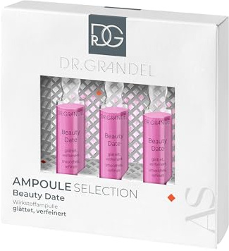 DR. GRANDEL Beauty Date Ampullen Glättendes Wirkstoffkonzentrat 3 × 3 ml | Reduziert Mimikfältchen, verfeinert das Hautbild & sorgt für einen ebenmäßigen, strahlenden Teint