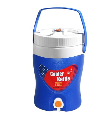 Dispensador de agua para enfriador deportivo, dispensador de agua aislado, dispensador de agua caliente con espiga, jarra con mango, jarra de enfriamiento para té con leche caliente y fría - Café