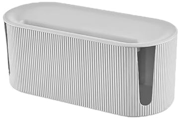 Boîte de Rangement de Câbles, Câble Boîte de Rangement(Blanc) | Boîte Cache Câble, Câche Multiprise, Boîte de Gestion des Câbles, pour Dissimuler et Cacher les Multiprises et Câbles