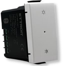IXTRIMA Interruttore dimmer connesso Smart Wifi Tuya frutto modulo compatibile con supporti Bticino Matix bianco