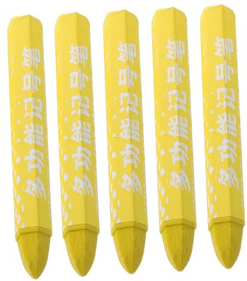 TEMPNAP 5pièces Crayon Marqueur pour Pneu Stylo Marqueur Jaune Et Doré pour Réparation Pneus Voitures Vélos