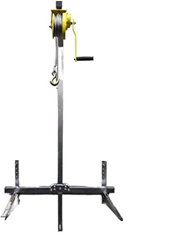 Treuil Manuel extérieur galvanisé 10/15/20 m - Outil Levage autobloquant pour climatiseurs - Assemblage Pliable Robuste - Conception sans Fil par
