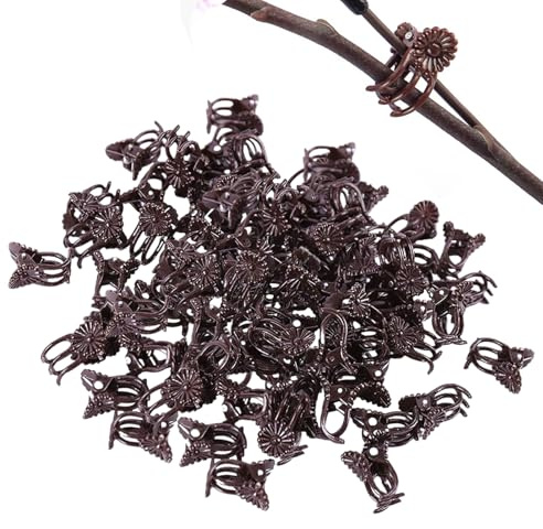 Genérico Lot de 100 clips de support pour de jardin, utilisation en intérieur et extérieur, serre pour tomates et pothos