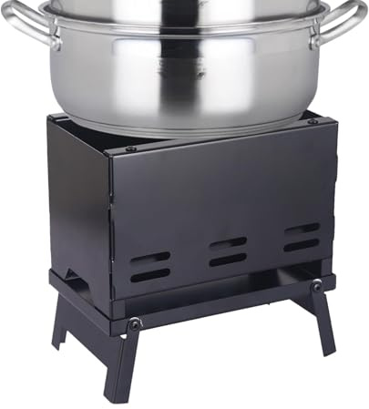 Portable Charcoal BBQ Grill | Folding Outdoor Barbecue | Perfect for Picnics Parties Gardens & Backyard Gatherings | Compact & Easy to Transport
