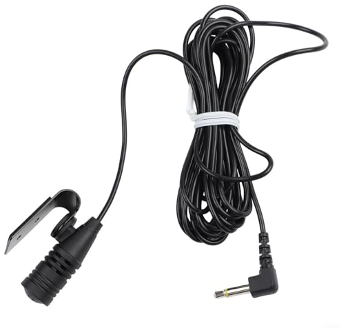 Car Microphone with 3 5mm Standard Interface and Unidirectional Design for Navigation CD Players and Radio Units Providing Stable Transmission