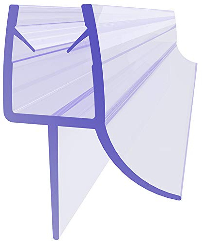 SONNI Ersatzdichtung 100cm Duschdichtung Dichtung für 7mm/ 8mm Glasstärke Dichtlippe Dusche mit Wasserabweiser PVC Dichtung