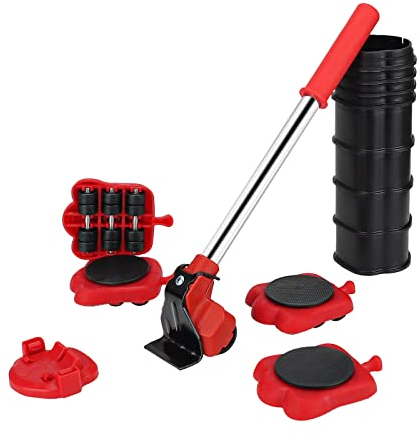 Mobili Lifter Mover Tool 14 Pezzo Set per Sollevamento Set di Ruote Scorrevoli per Mobili Pesanti per Armadio Lavatrice Frigorifero Divano Pianoforte