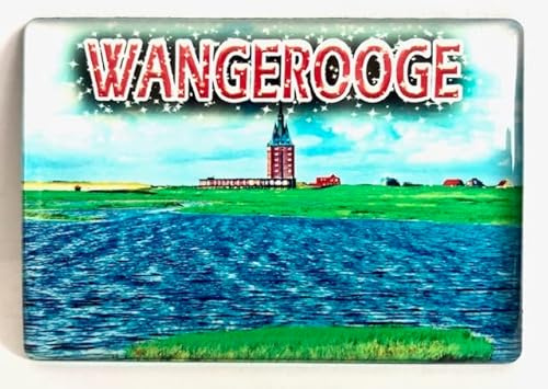 Wangerooge Nordsee Deutschland Kühlschrankmagnet Souvenir Reiseandenken Fridge Magnet