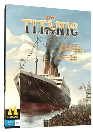 Matagot Sos Titanic Gesellschaftsspiel, für 1 bis 5 Spieler, ab 14 Jahren