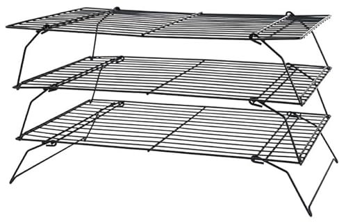 DIRKES 3 Livelli griglia Metallica Antiaderente teglia Torta griglia di Raffreddamento Forno Pizza Pane portabiscotti Barbecue mensola Accessori da Cucina