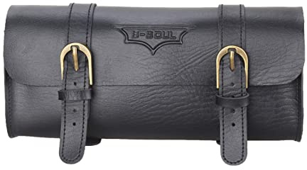 Fahrrad Leder Satteltasche, Fahrradlenker Satteltasche, Fahrradlenker Aufbewahrungstasche für Outdoor Schlüssel, Werkzeuge, Telefon, Fahrradtasche für Mountainbike